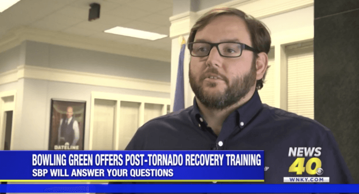 Brent Childers, Director, Neighborhood & Community Services, brought SBP in to lead city-wide disaster recovery trainings.