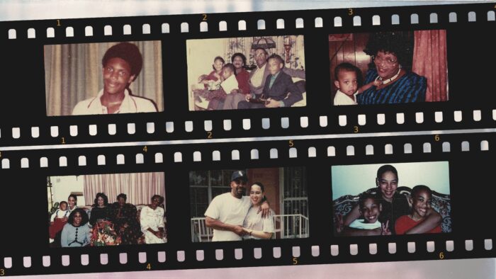 Mr. Roger's family photos from within his family home