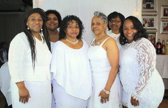 Ms. Ernestine and family